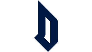 Navy Blue Geometric Abstract Symbol Graphic