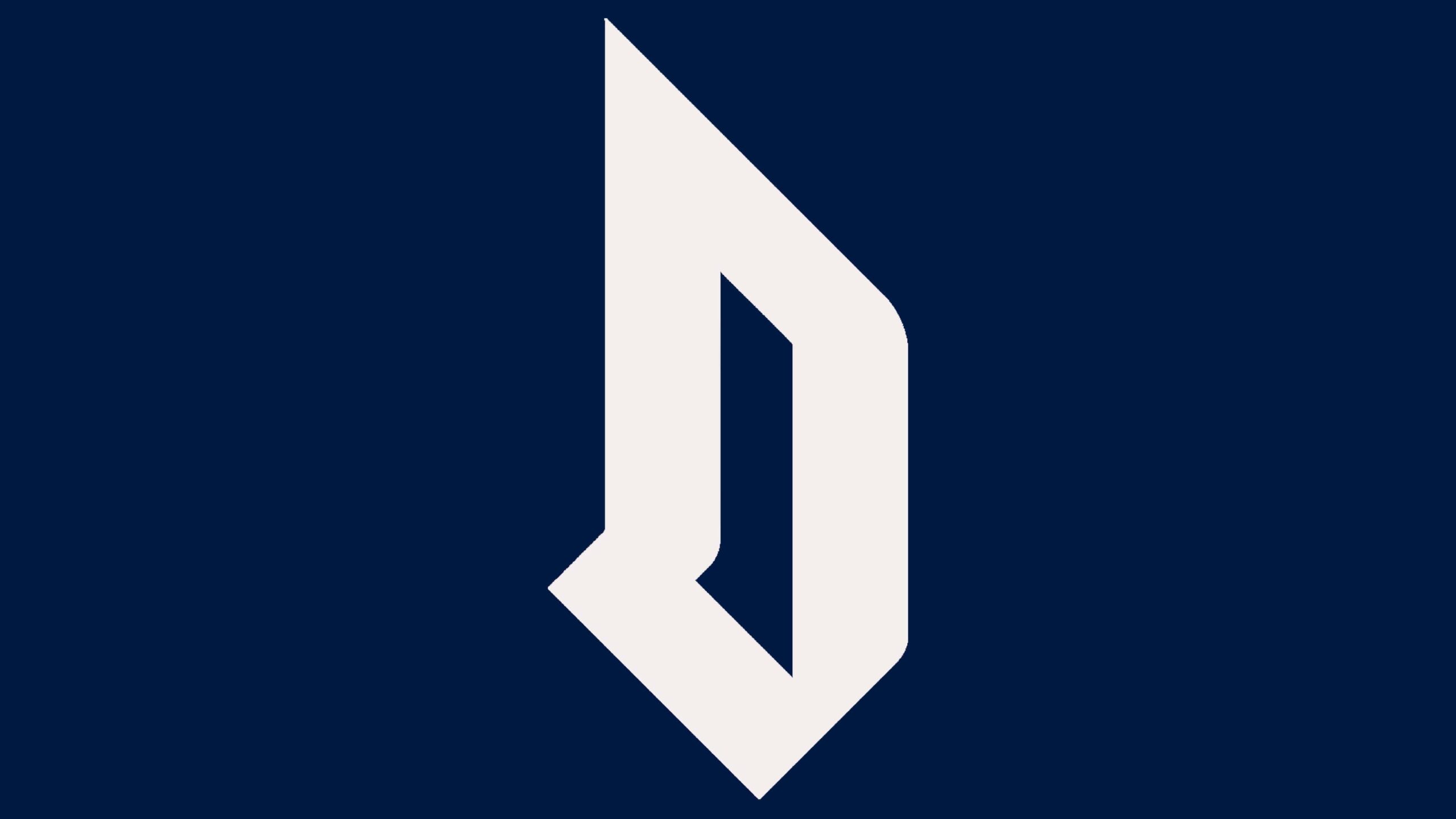 Abstract Navy and Ivory Geometric Emblem Design