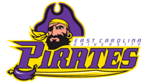 East Carolina Pirates Purple and Gold Graphic Wall Art