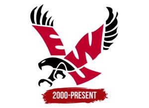 Red and Black Stylized Hawk Graphic Print, 2000-Present