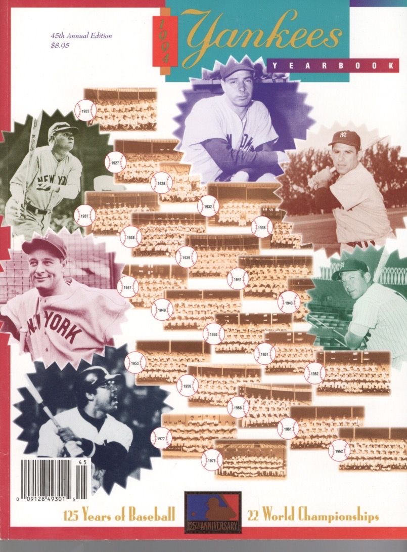 Yankees 45th Annual Edition Yearbook Cover