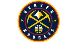 Denver Nuggets-Inspired Crossed Pickaxes Circular Wall Art