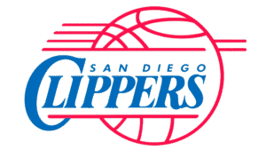 San Diego Clippers Basketball Logo Design Wall Art