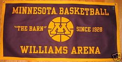 Minnesota Basketball Williams Arena Vintage-Style Banner