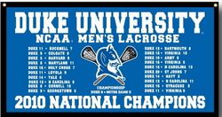 Duke University 2010 NCAA Men's Lacrosse Champions Wall Art