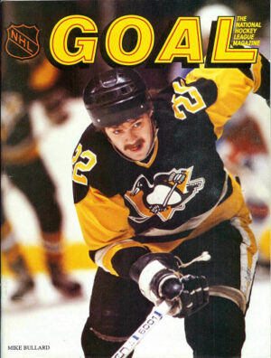 GOAL Hockey Magazine Cover Featuring Mike Bullard