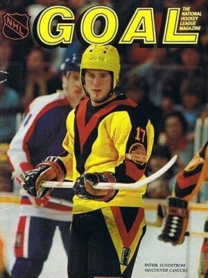 Patrik Sundstrom Vancouver Canucks GOAL Hockey Print