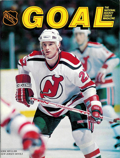 GOAL! Hockey Magazine Cover Featuring Kirk Muller