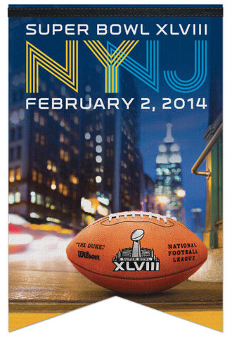 Super Bowl XLVIII February 2, 2014 Football Poster