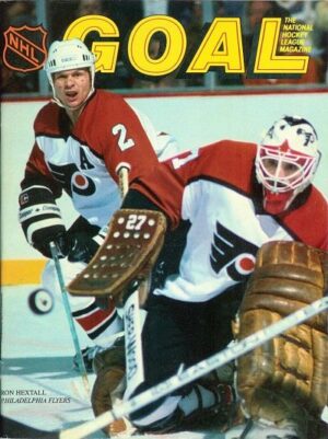 Philadelphia Flyers Hockey Goalie and Player Goal Print