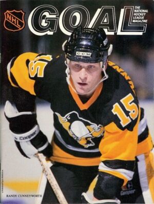 Randy Cunneyworth Pittsburgh Penguins GOAL Hockey Cover