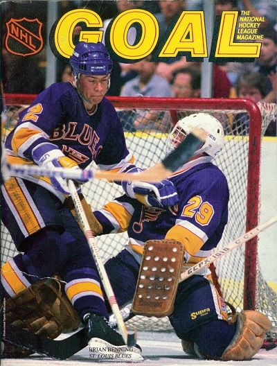 Goal! Hockey Magazine Cover Featuring St. Louis Blues