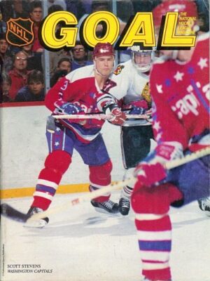 Scott Stevens Washington Capitals Hockey GOAL Print