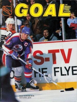 GOAL Hockey Magazine Cover – Dale Hawerchuk Winnipeg Jets