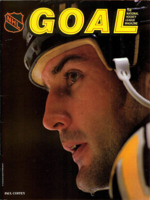 GOAL NHL Magazine Cover Featuring Paul Coffey