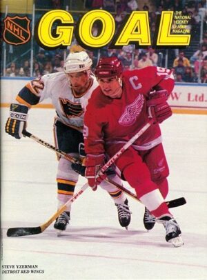Steve Yzerman Detroit Red Wings Hockey GOAL Poster
