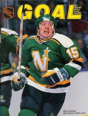 Dave Gagner Minnesota North Stars Hockey Action Print