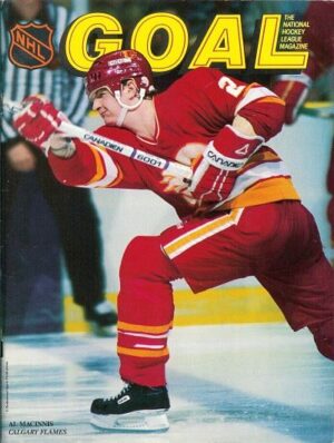 Al MacInnis Calgary Flames Hockey Goal Wall Art