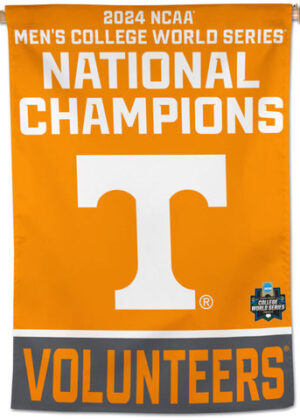 2024 National Champions Tennessee Volunteers Wall Banner