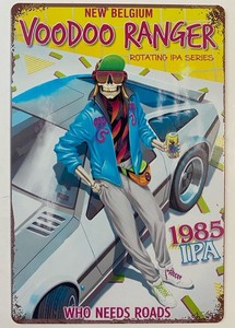 Voodoo Ranger 1985 IPA Retro Automotive Wall Sign