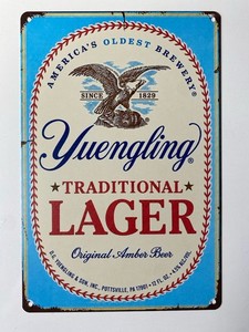 Yuengling Traditional Lager Vintage-Style Beer Sign