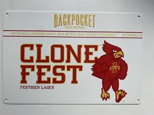 Clone Fest Backpocket Brewing Decorative Wall Sign