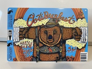 Oz the Bear Illustrated Decorative Sign
