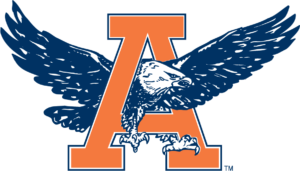 Orange Letter A Eagle Graphic