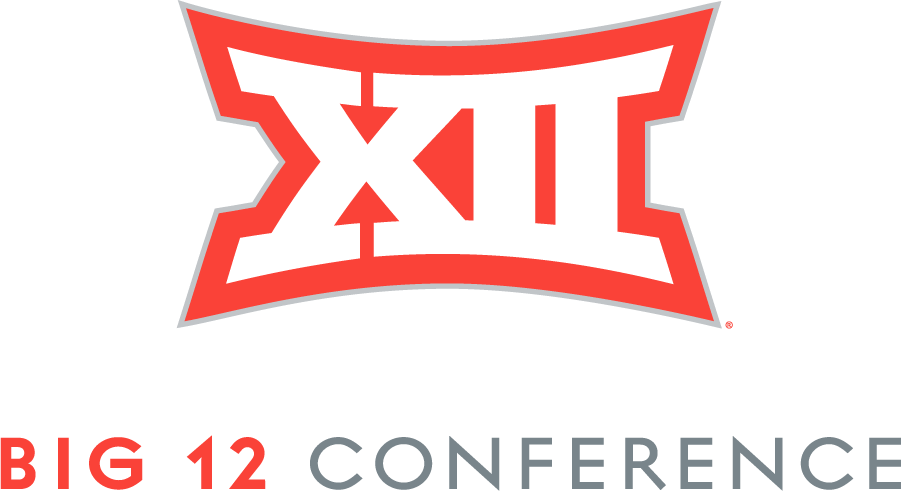 Big 12 Conference Red, White and Gray Graphic Design
