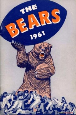 The Bears 1961 Bear and Football Players Graphic
