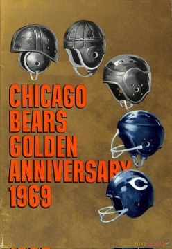 Chicago Bears Golden Anniversary 1969 Football Wall Art