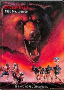Chicago Bears 1986 Media Guide – 1985 NFL World Champions