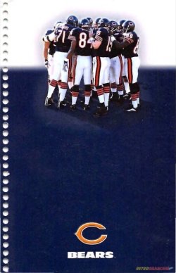 Chicago Bears Football Huddle Spiral Notebook