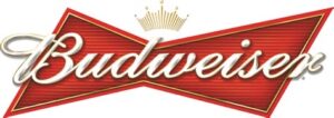 Budweiser Red Bowtie Logo Wall Sign
