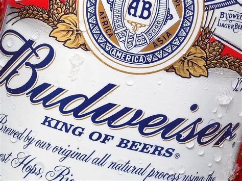 Budweiser King of Beers Vintage-Style Beer Label Sign
