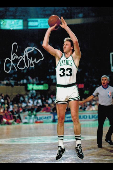 Celtics #33 Basketball Player Jump Shot Wall Art