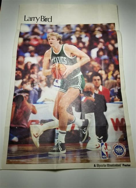 Larry Bird Boston Celtics Basketball Action Poster