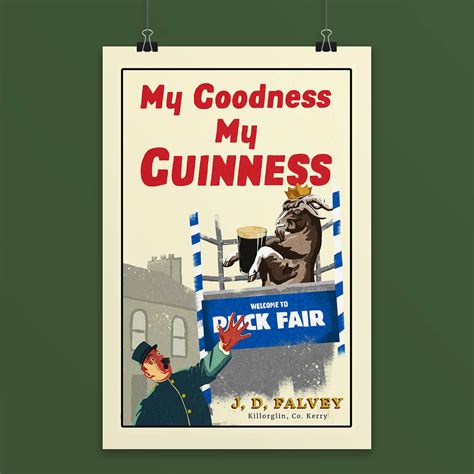 Vintage-Style My Goodness My Guinness Fair Poster