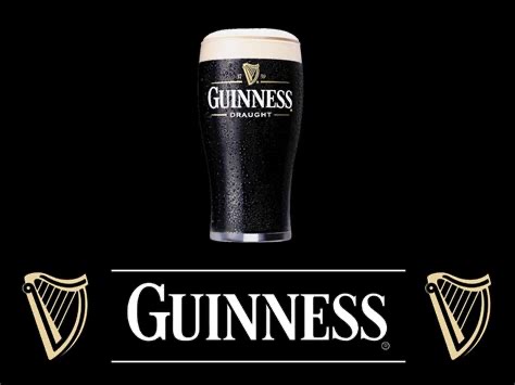 Guinness Stout Pint and Harp Decorative Wall Sign