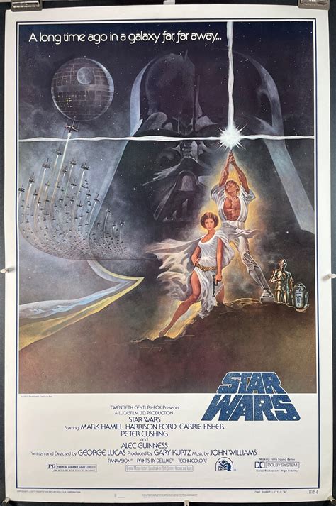 Star Wars Space Fantasy Movie Poster Wall Art