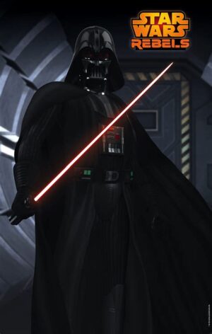 Darth Vader Red Lightsaber Star Wars Rebels Poster Design