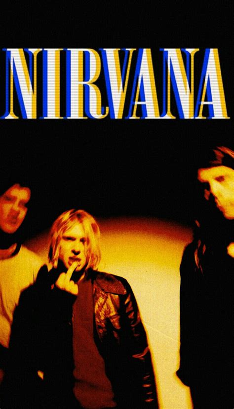 Nirvana Band Portrait Poster Design