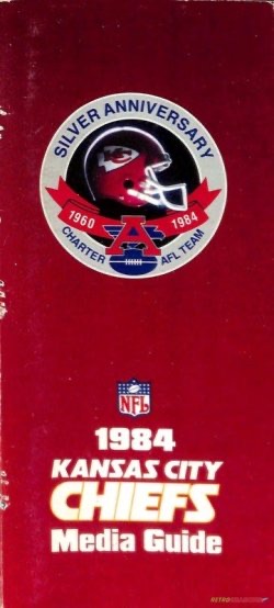 1984 Kansas City Chiefs Media Guide