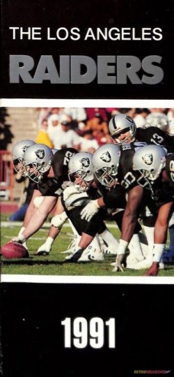 Los Angeles Raiders 1991 Football Action Wall Art