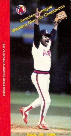 1987 California Angels Media Digest Cover
