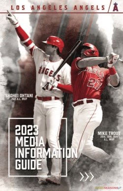 Los Angeles Angels 2023 Media Information Guide Cover Art