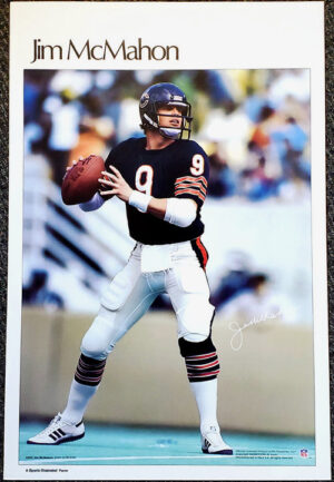 Jim McMahon #9 Football Quarterback Poster