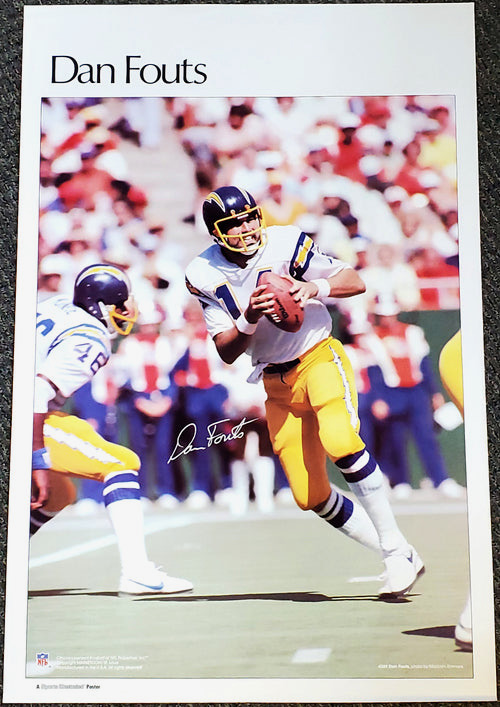 Dan Fouts Football Action Photo Poster