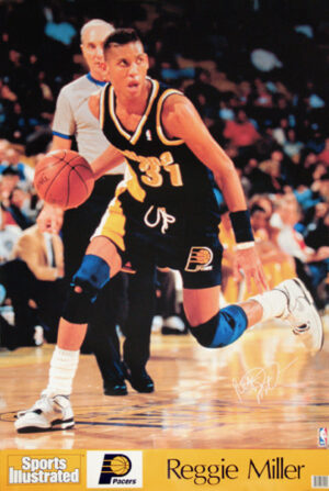 Reggie Miller Indiana Pacers Basketball Sports Illustrated Cover Print