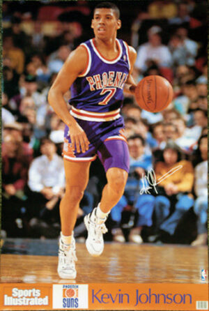 Kevin Johnson Phoenix Suns Basketball Sports Illustrated Cover Art